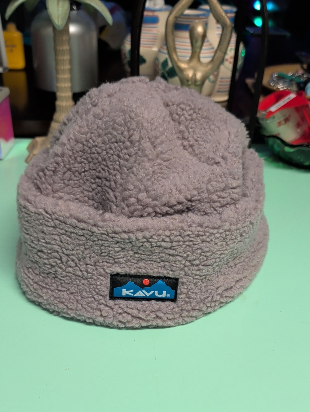 Kavu Kids Lavender Fleece Beanie Hat
